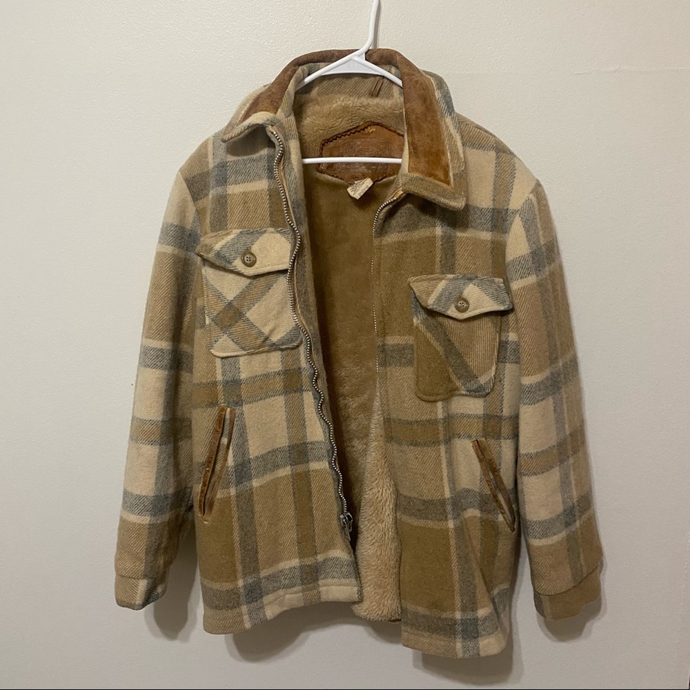 Vintage woolrich plaid jacket / shacket